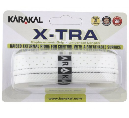 Karakal X-TRA Single Grip (White)